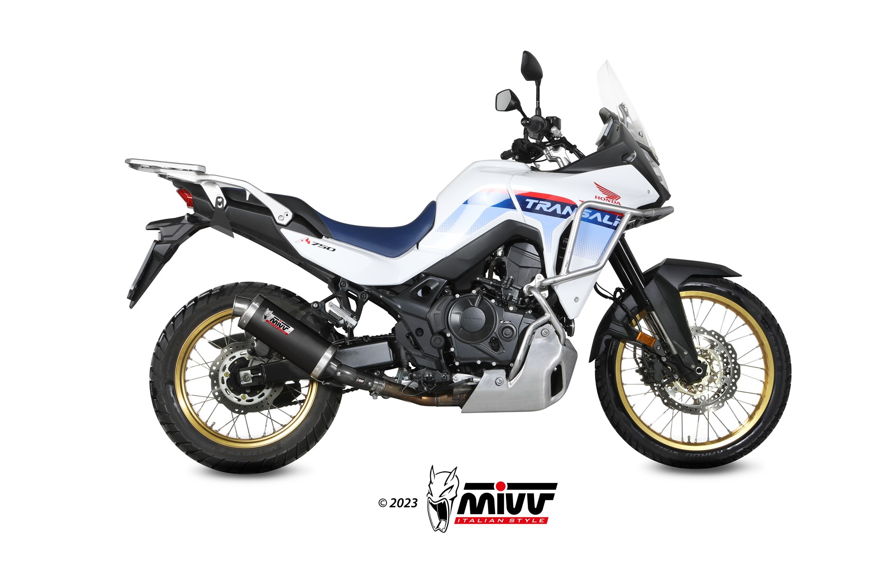MIVV Oval Slip On uitlaat Honda XL750 Transalp (2023-) BI-1124708001 1