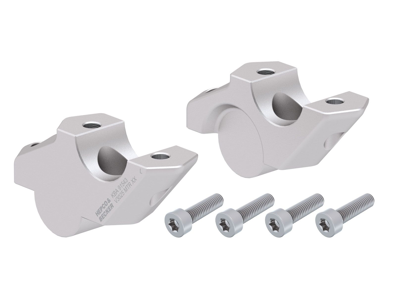 Hepco en Becker stuur offset risers BMW F900 R (2020-2024)