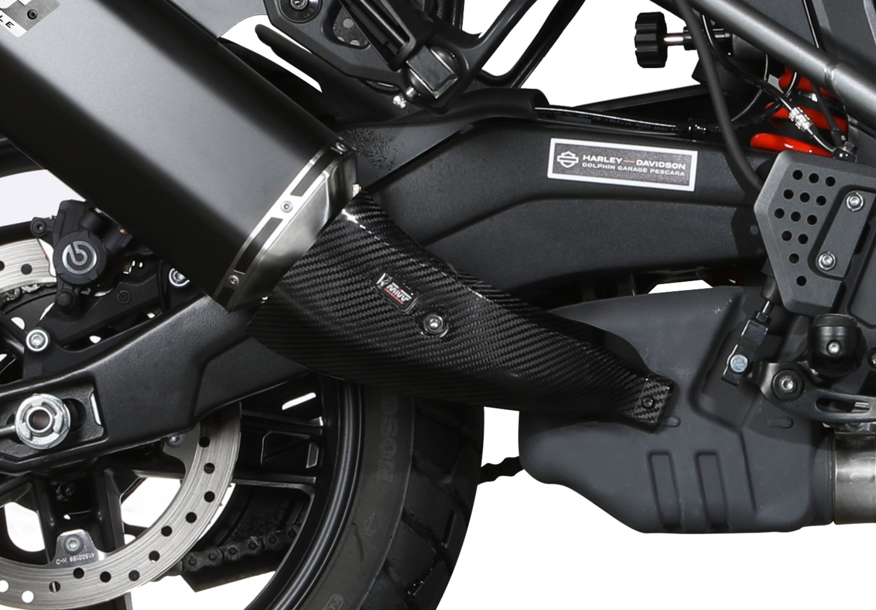 MIVV Speed Edge Slip On uitlaat Harley Davidson Pan America 1250 / Special BI-1119319001 1