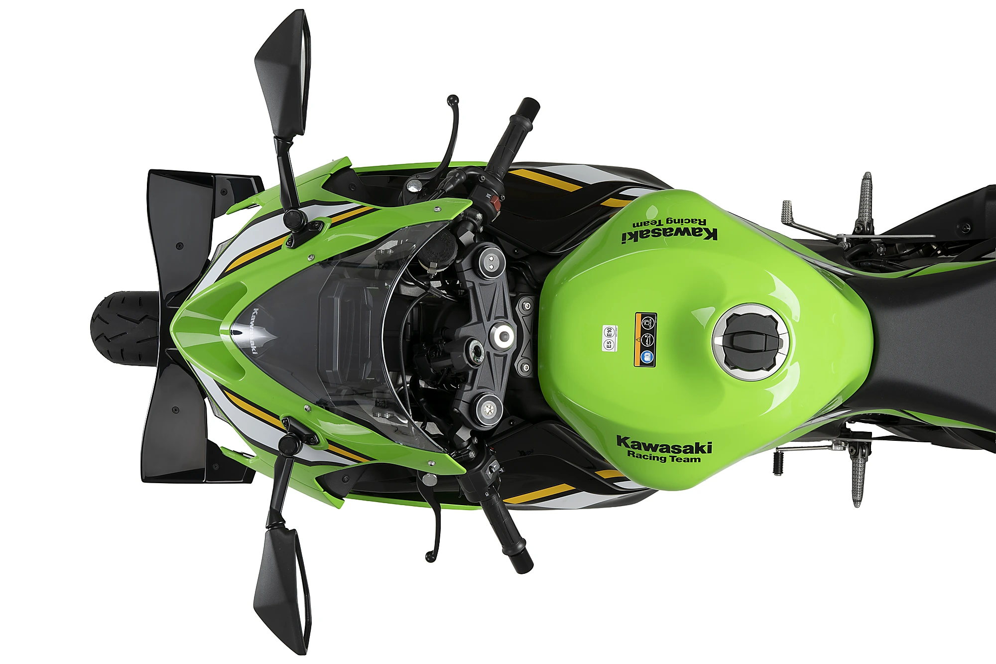 Puig downforce front spoiler Kawasaki Ninja ZX-6R (2024-) PU22660N 2