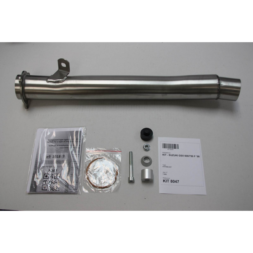 Ixil Hexoval Xtrem Evolution uitlaat Suzuki GSX600F / GSX750F (1998-2007) BI-1113710001 1