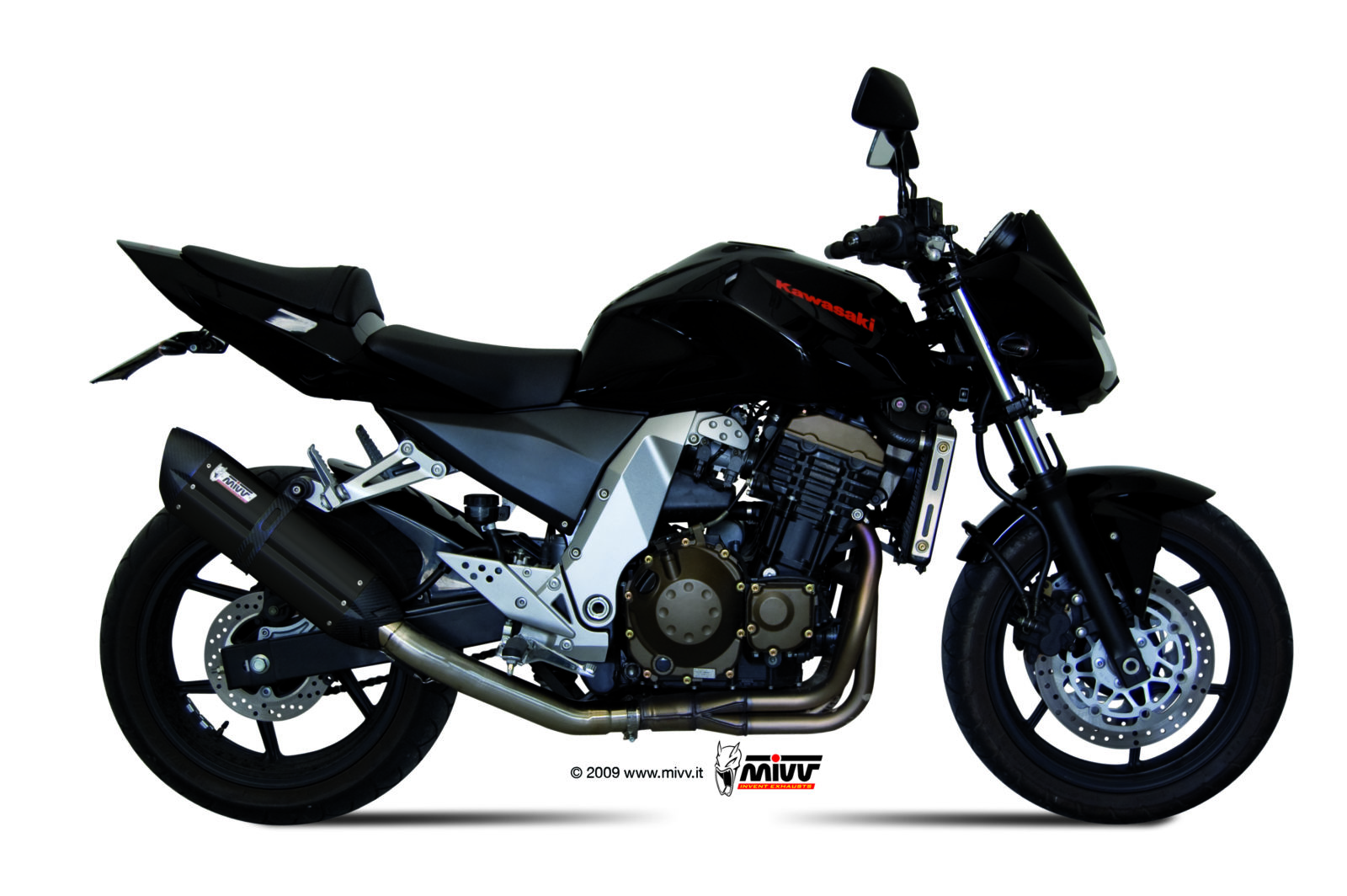 MIVV Suono Slip On uitlaat Kawasaki Z750 (2003-2006) BI-1088571001 1