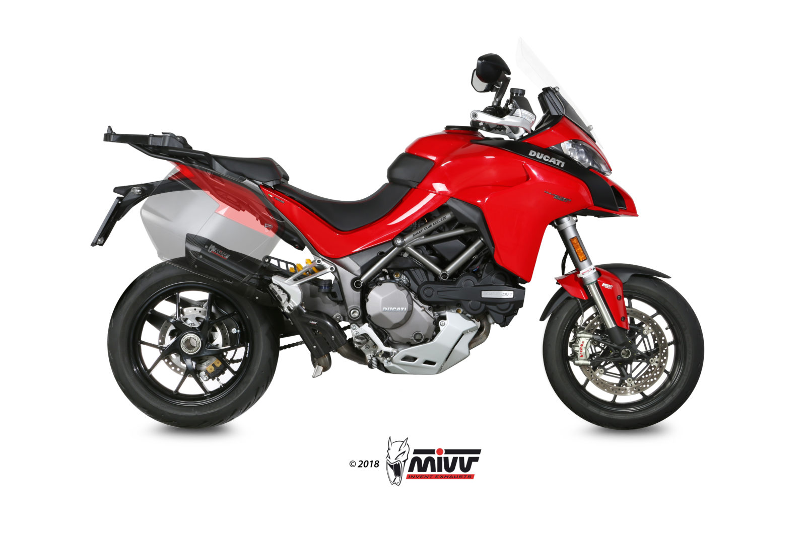 MIVV Suono + De Kat Slip On uitlaat Ducati Multistrada 1200 / 1260 / S (2015-2021) BI-1089539001 1