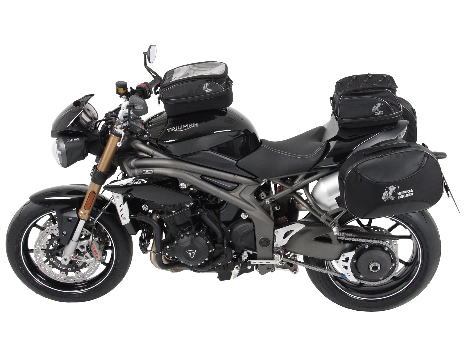 Hepco en Becker bagagerek Triumph Speed Triple 1050 vanaf 2016 C-Bow