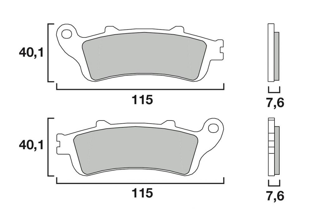 Brembo remblokken SE07HO44CC 1