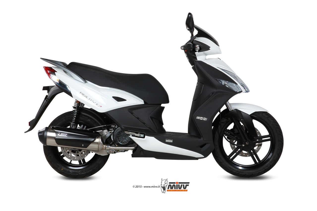 MIVV Urban compleet uitlaatsysteem KTM Agility 125 / 150 / R16 (2006-2020) BI-1088330001 1