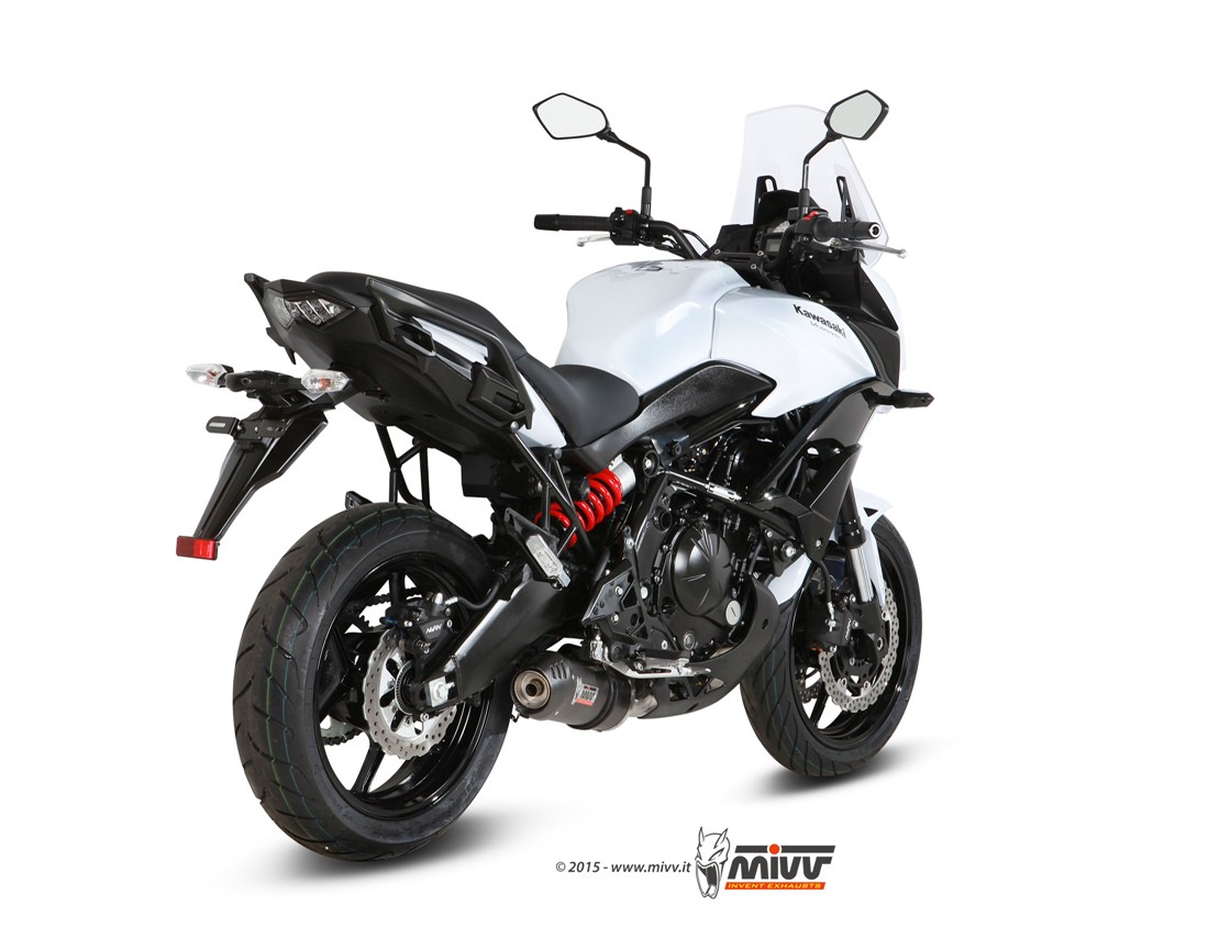 MIVV Oval compleet uitlaatsysteem Kawasaki Versys 650 (2015-2020) BI-1088216001 2