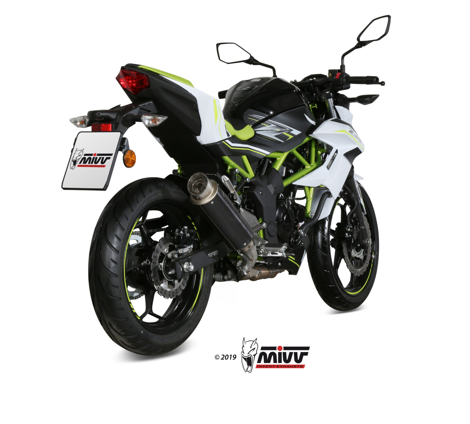 MIVV GP Pro Slip On uitlaat Kawasaki Z125 / Ninja 125 (2019-2024) BI-1089372001 3