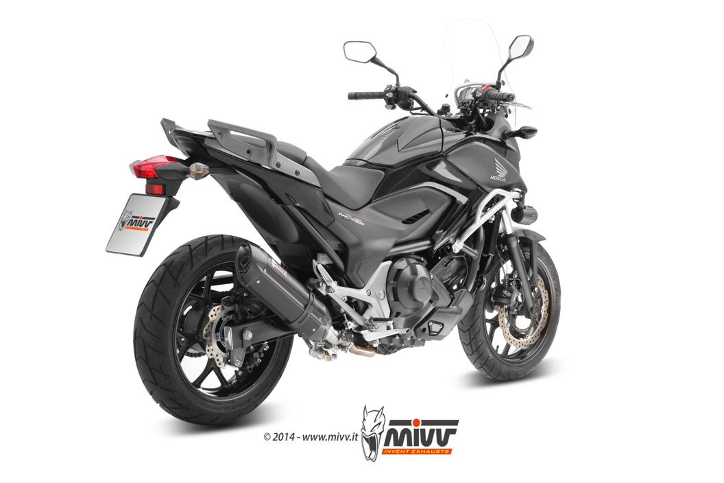 MIVV Suono Slip On uitlaat Honda NC700 / 750 S / X / D Integra (2012-2015) BI-1089317001 4