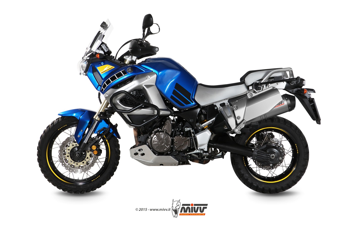MIVV Oval Slip On uitlaat Yamaha Super Tenere 1200 (2010-2020) BI-1089731001 1