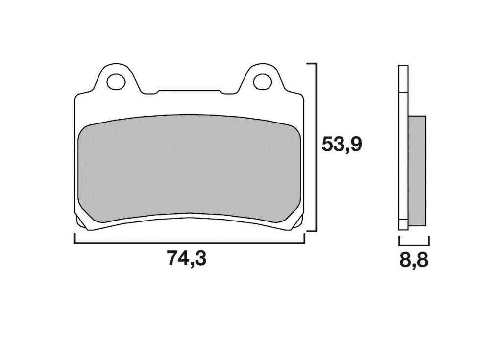 Brembo remblokken