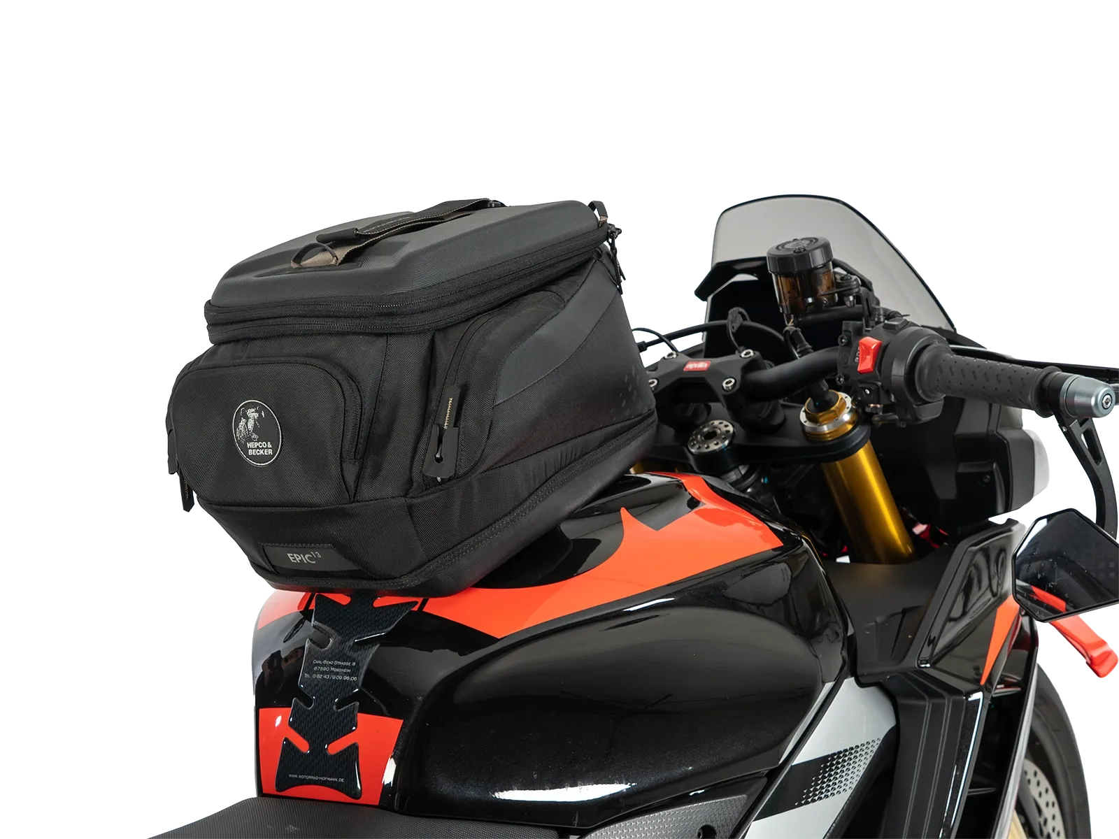 Hepco en Becker bevestiging Tanktas Aprilia Tuono V4 1100 / Factory (2025-) HE51677160009 12