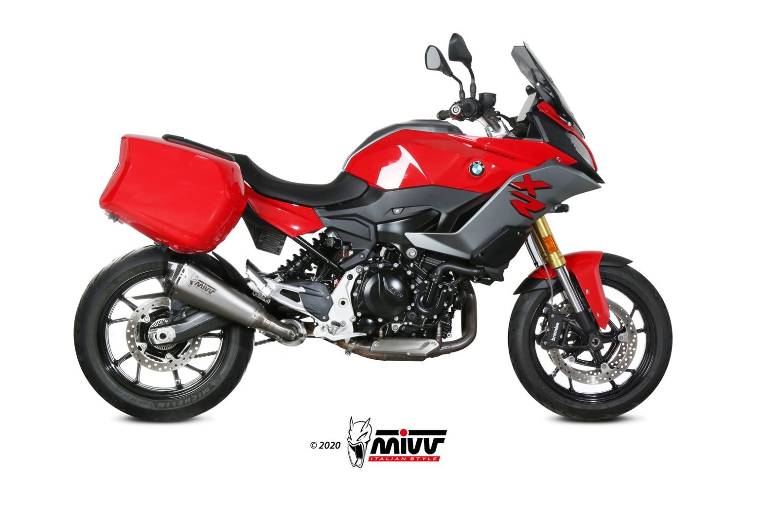 MIVV Delta Race Slip On uitlaat BMW F900 XR (2020-) BI-1096332002 2