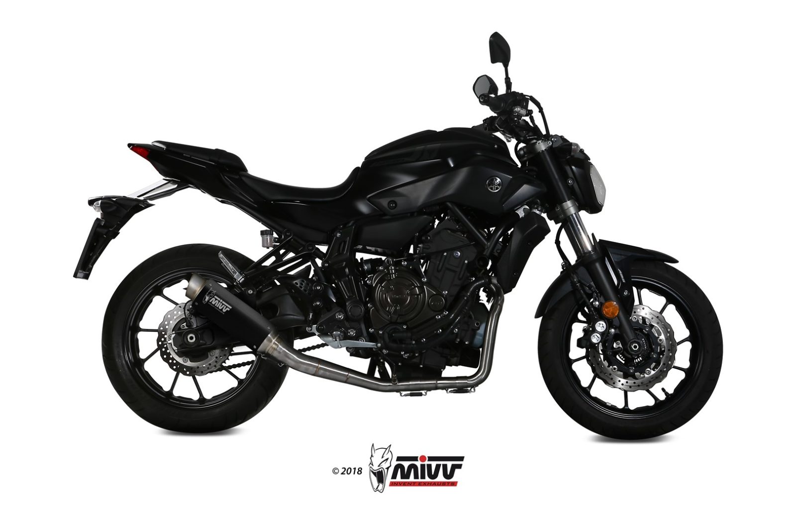 MIVV GP Pro compleet uitlaatsysteem Yamaha MT07 (2014-2020) BI-1088206002 1