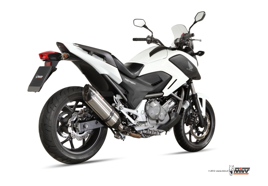 MIVV Suono Slip On uitlaat Honda NC700 / 750 S / X / D Integra (2012-2015) BI-1089567001 3
