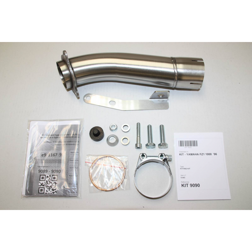 Ixil Hexoval Xtrem Evolution uitlaat Yamaha FZ1 N / S Fazer / ABS (2006-2015) BI-1111330 1