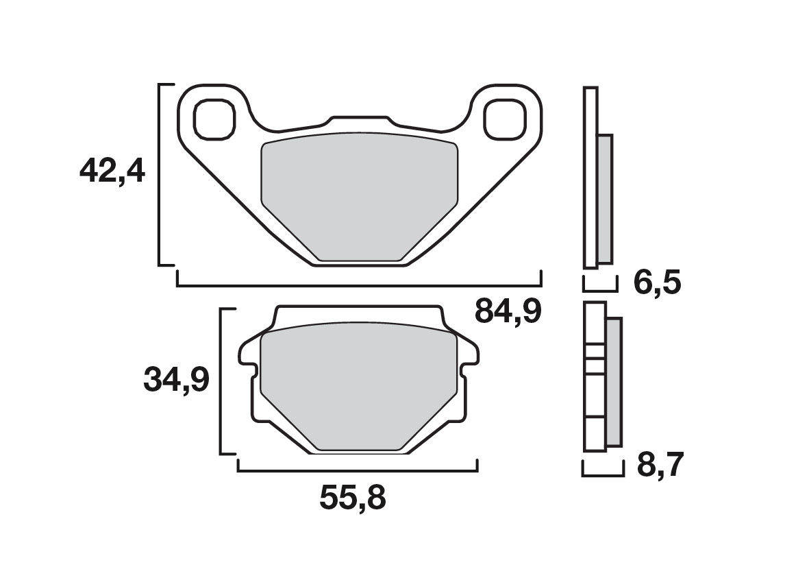 Brembo remblokken