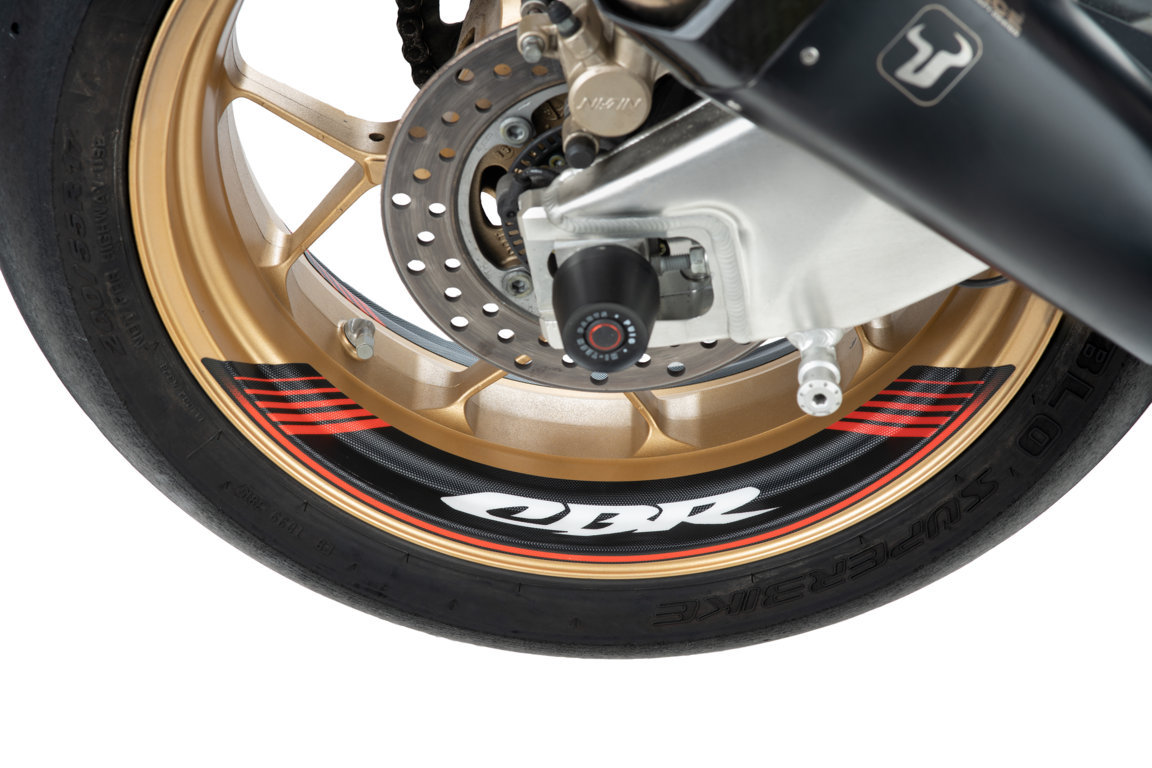 Puig velg stickers Honda CBR1000RR / SP / SP2 / ABS vanaf 2004 Puig velg stickers Honda CBR1000RR / SP / SP2 / ABS vanaf 2004