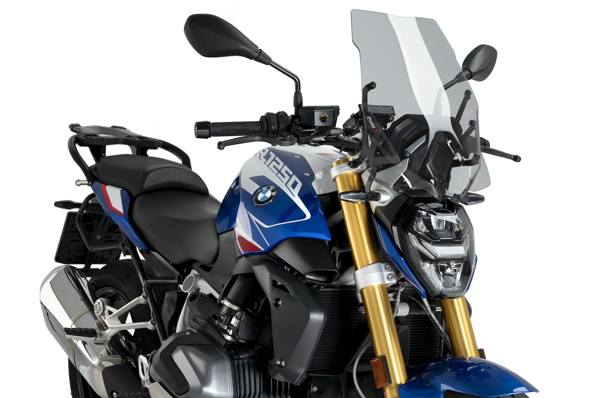 Puig touring windscherm BMW R1250R (2023-2025) zonder BMW support