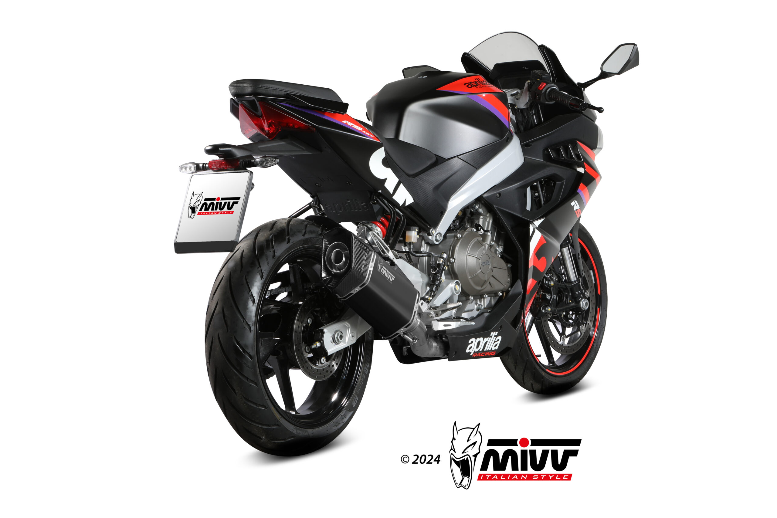 MIVV SR-1 compleet uitlaatsysteem Aprilia RS457 (2024-) BI-1147850001 2