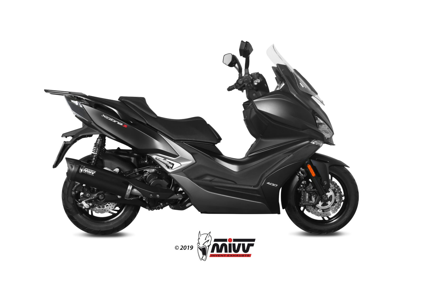 MIVV Mover Slip On uitlaat Kymco Xciting 400I S (2020) BI-1096375001 1