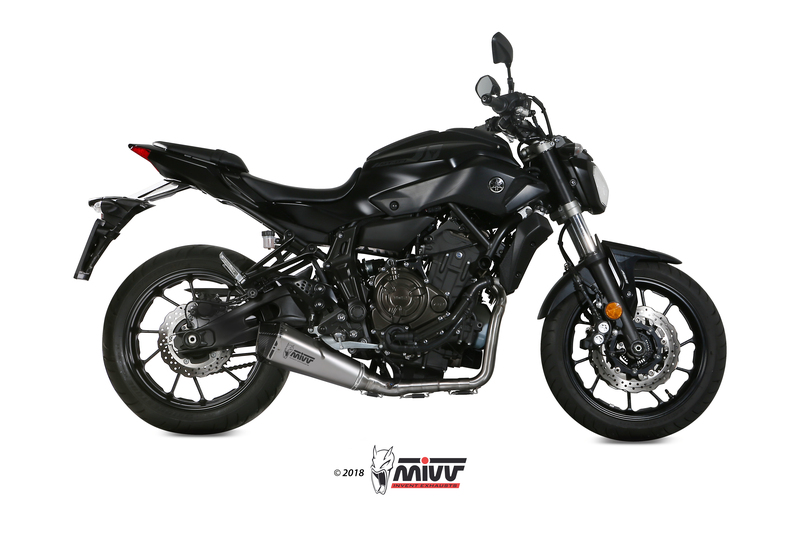 MIVV Delta Race compleet uitlaat systeem Yamaha MT 07 (2014-2024) BI-1088439001 3