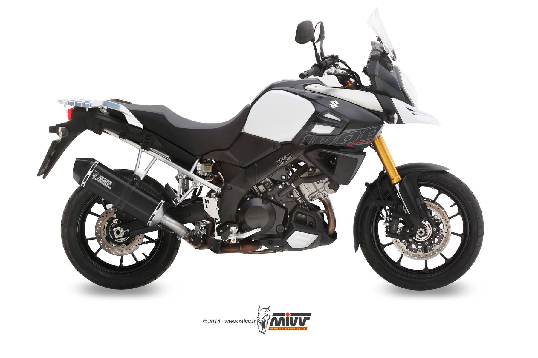 MIVV Speed Edge Slip On uitlaat Suzuki V-Strom 1000 / 1050 (2014-) BI-1088667001 2