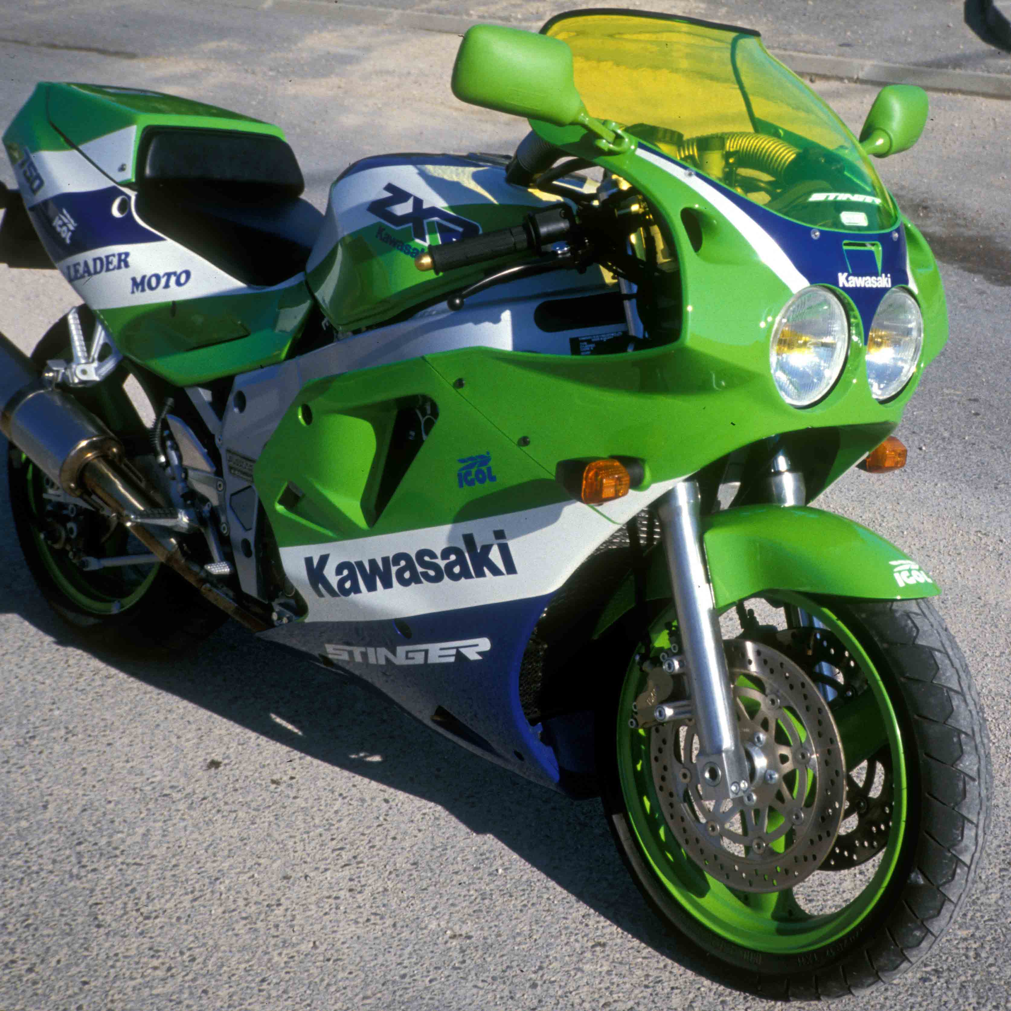 Ermax verhoogd windscherm Kawasaki ZXR750 (1989-1990) E010301007