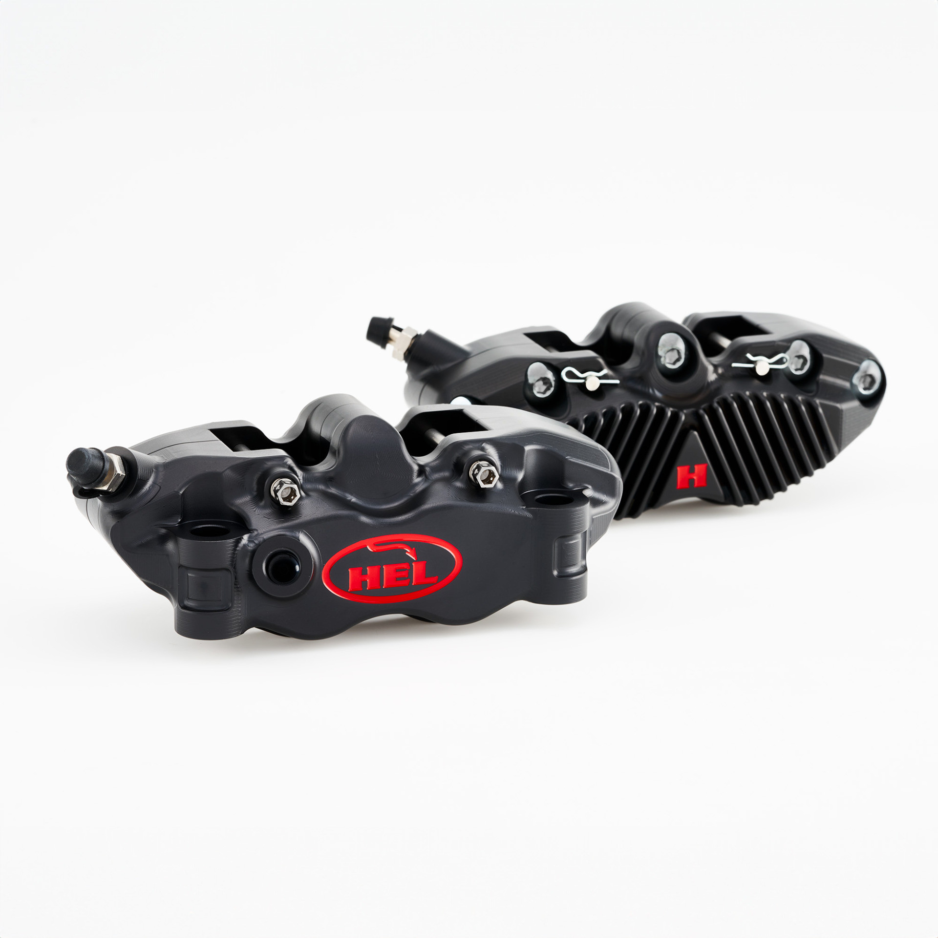 HEL V2 radiale remklauwen 100mm met koelribben HEL V2 radiale remklauwen 100mm met koelribben