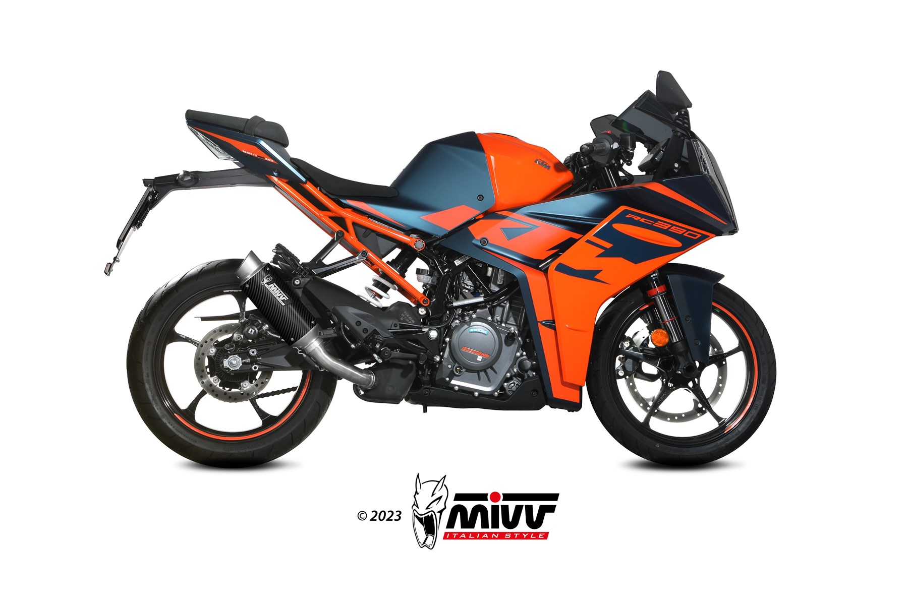 MIVV GP Pro Slip On uitlaat KTM 390 RC (2021-2023) BI-1129293001 1