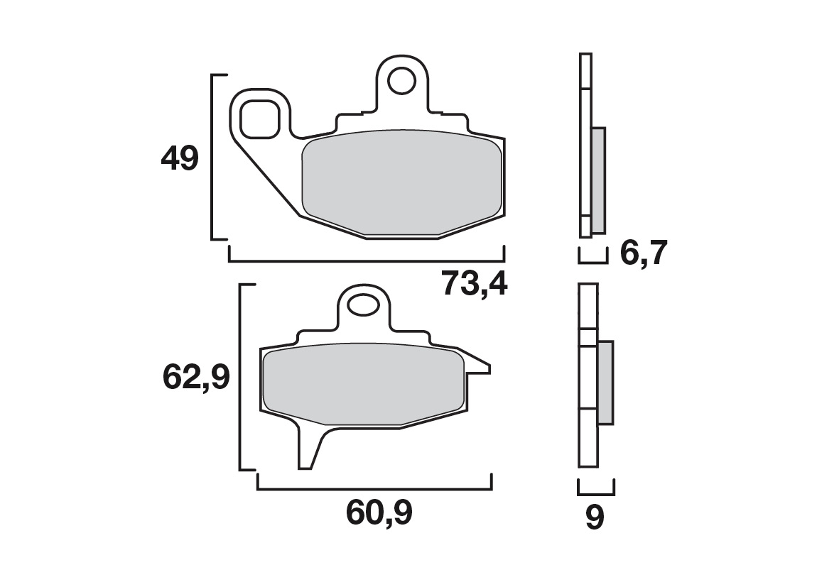 Brembo remblokken