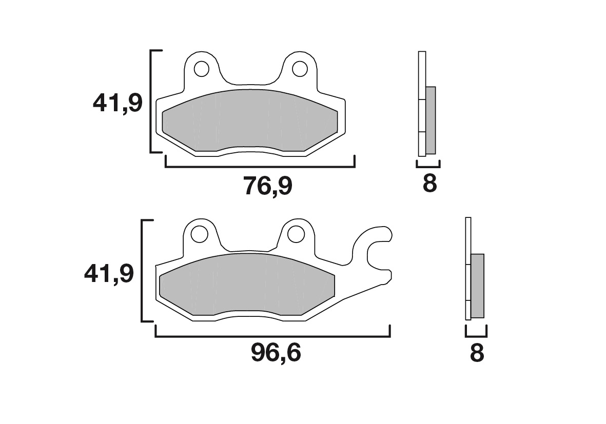 Brembo remblokken