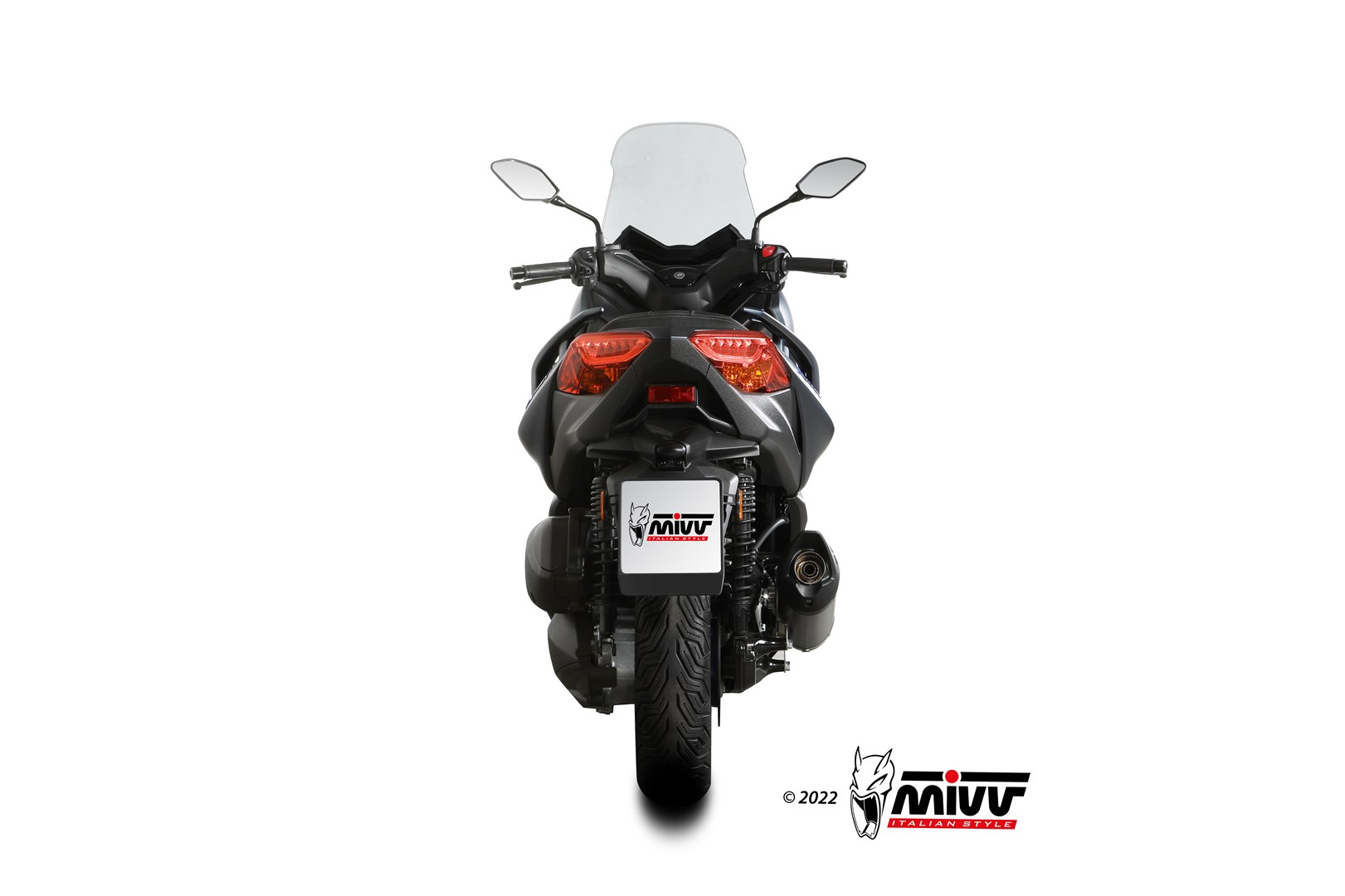 MIVV Mover Slip On uitlaat Yamaha X-Max 300 / Tech Max (2021-2024) BI-1122091001 3