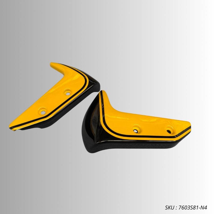 Ermax zijpanelen radiator Kawasaki Z650 RS (2022-2025) ongespoten E7603S81-00 6