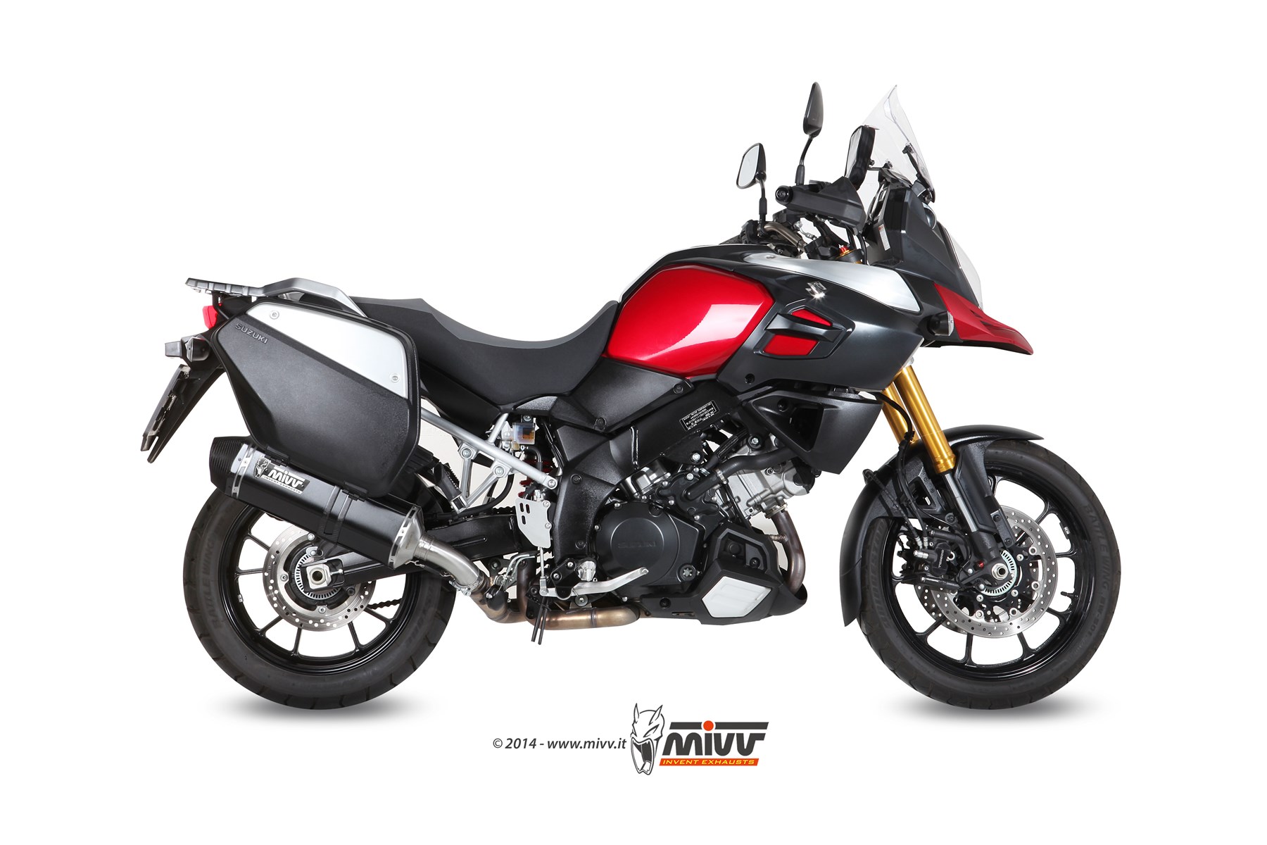MIVV Speed Edge Slip On uitlaat Suzuki V-Strom 1000 / 1050 (2014-) BI-1088667001 3