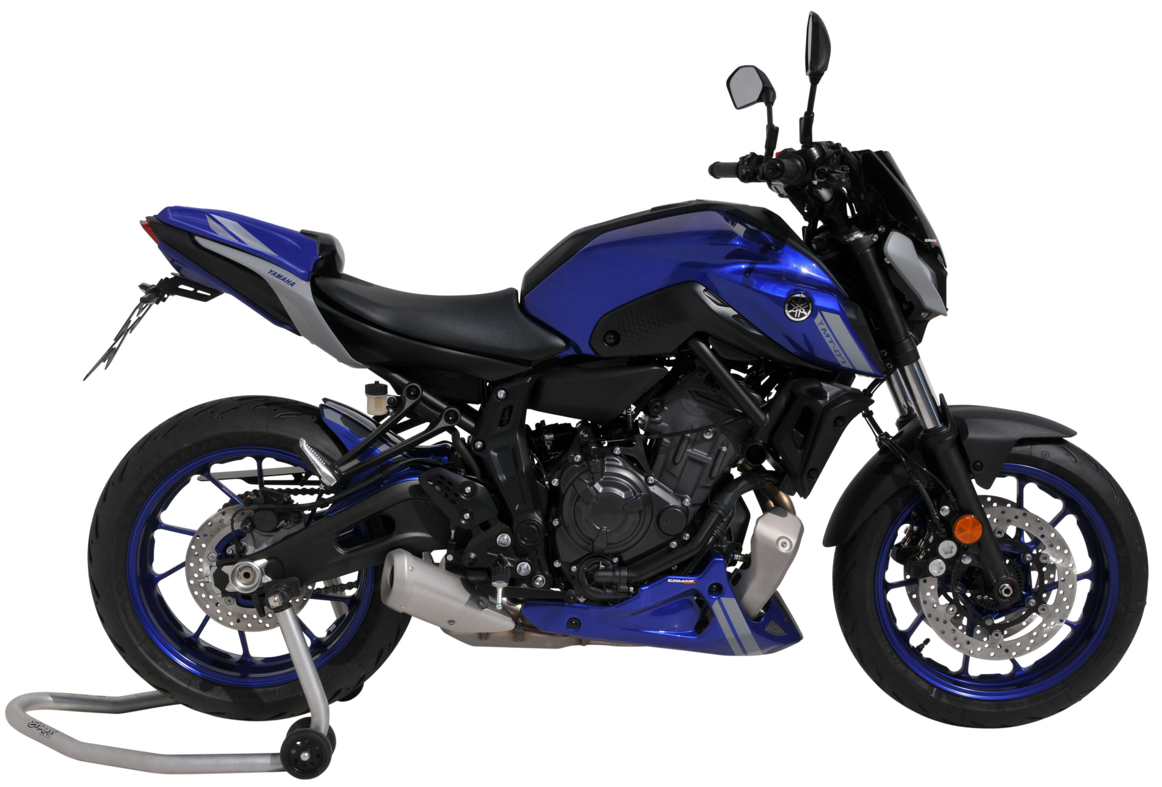Ermax Evo achterspatbord Yamaha MT07 2021-2024 Ongespoten E7302T97-00 5