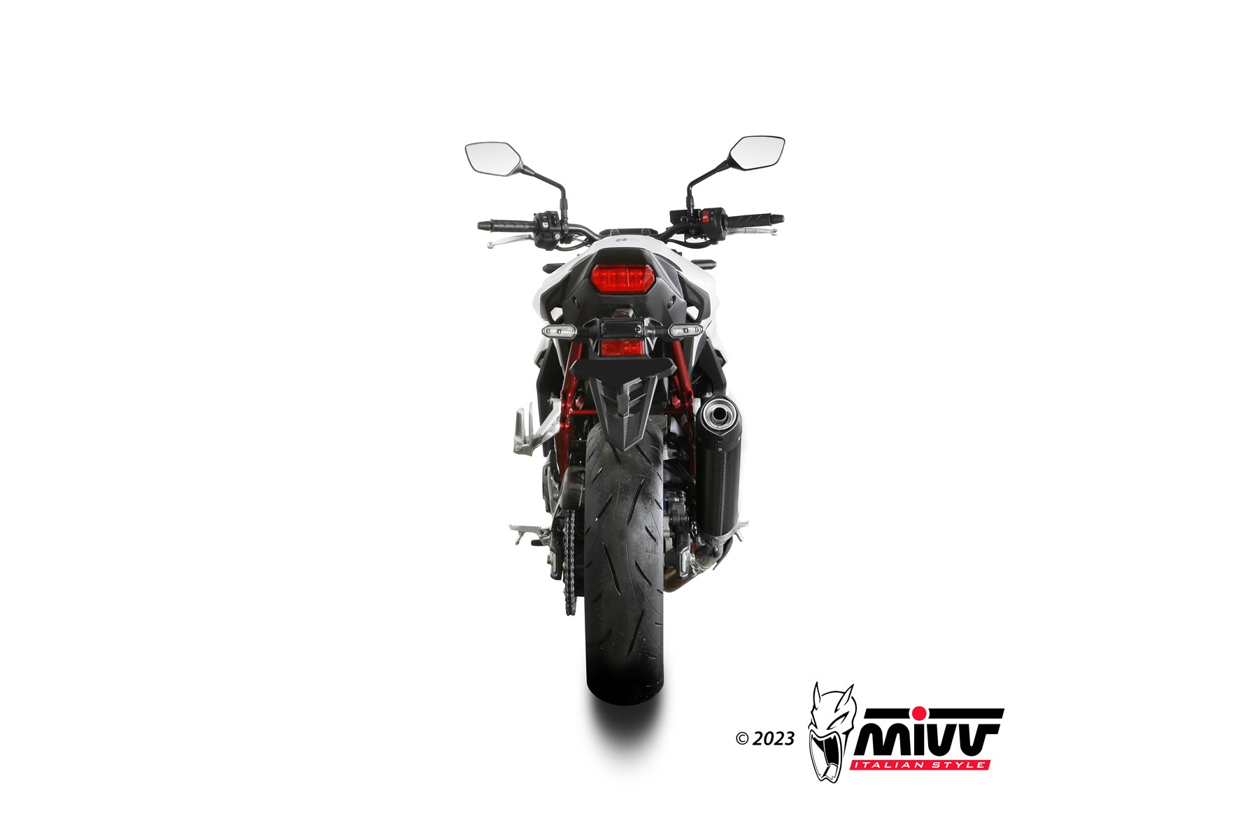 MIVV Oval Slip On uitlaat Honda CB750 Hornet (2023-) BI-1123352001 3