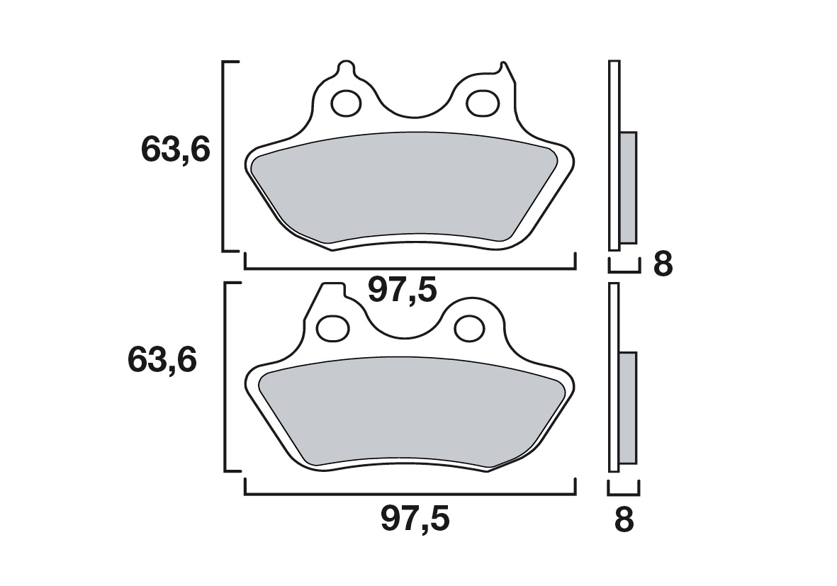 Brembo remblokken