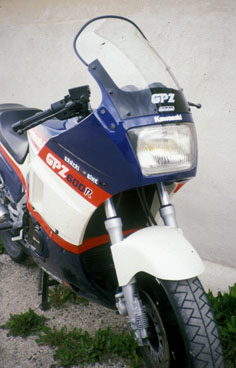Ermax verhoogd windscherm Kawasaki GPZ600R (1985-1991) E010301002