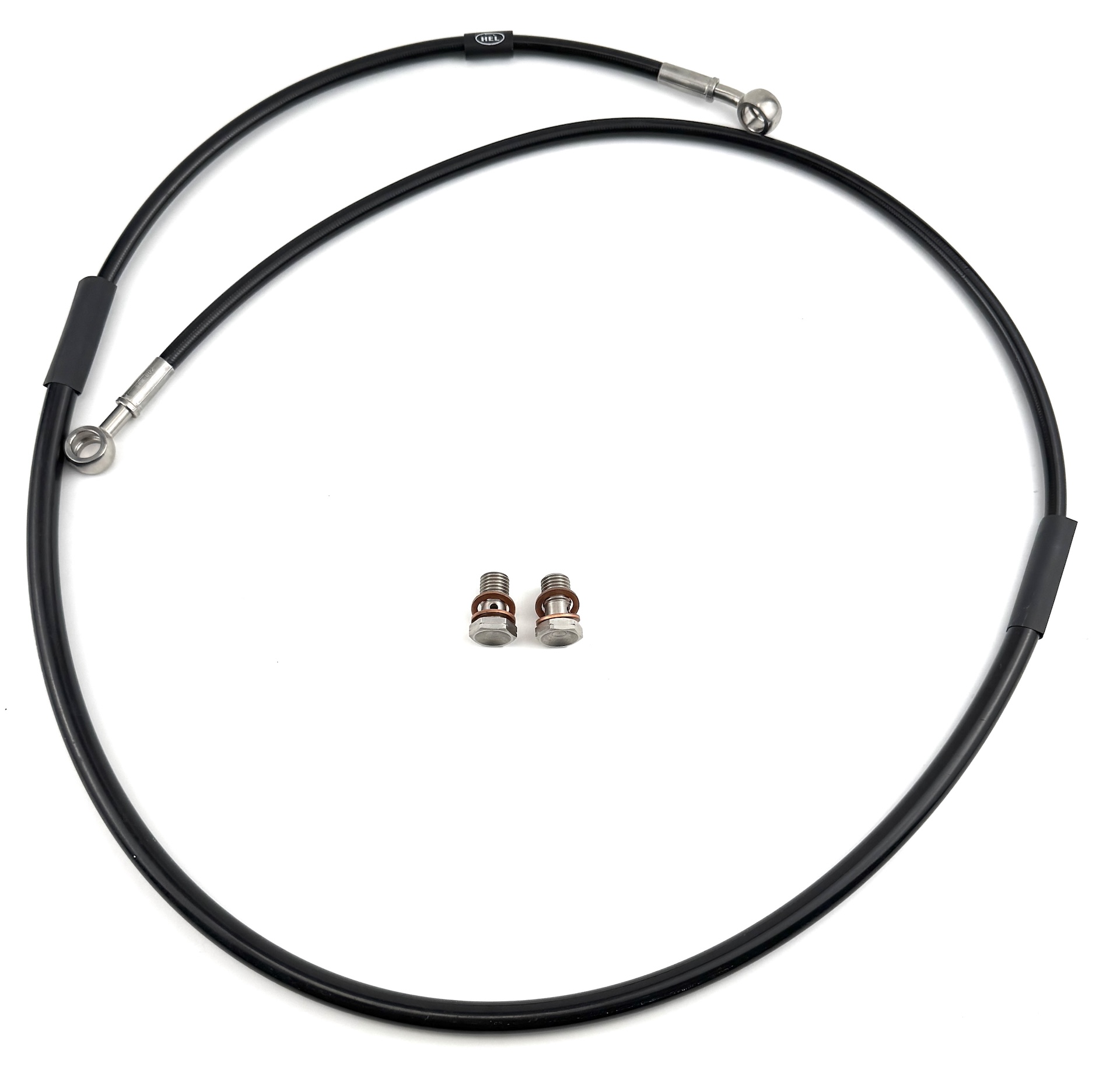 HEL remleiding Kawasaki KLR250 1984-2001 voorzijde