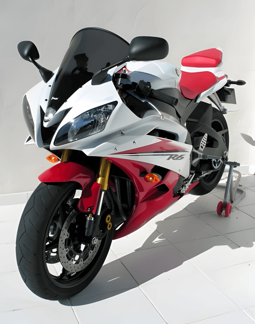 Ermax verhoogd windscherm Yamaha YZF-R6 (2006-2007) E010201081