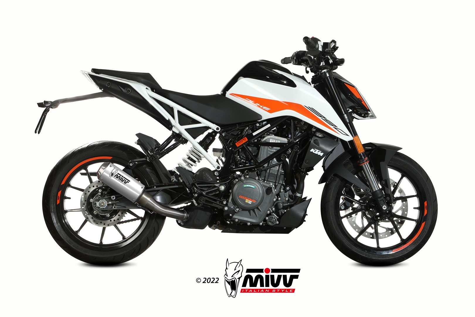 MIVV MK3 Slip On uitlaat KTM 125 / 390 Duke (2021-2023) BI-1114823001 1