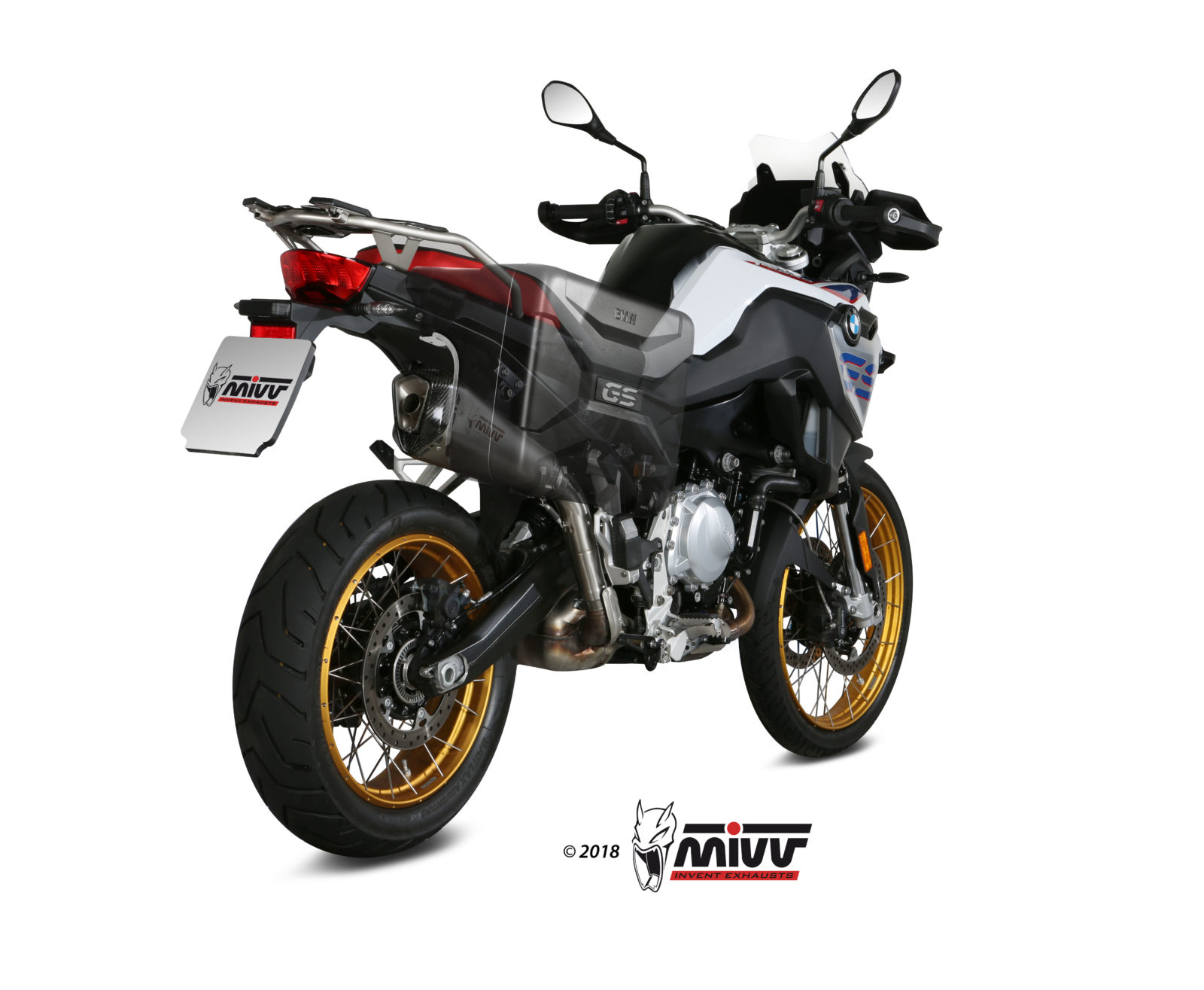 MIVV Delta Race Slip On uitlaat BMW F750 GS / F850 GS / Adventure (2018-2024) BI-1088543001 6