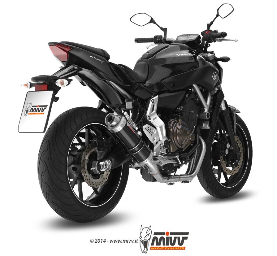 Uitlaat Yamaha MT 07 vanaf 2014 MIVV GP High