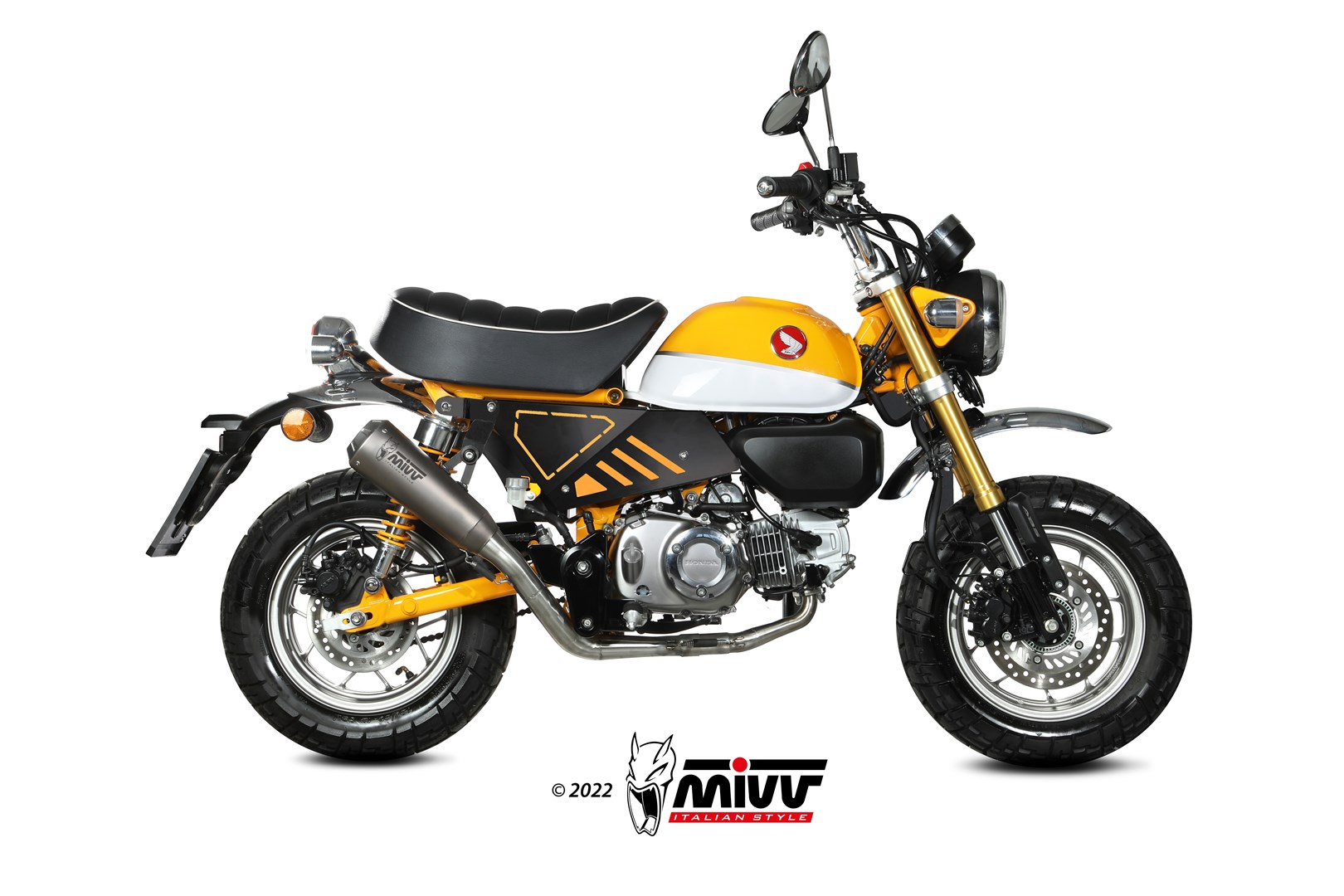 MIVV X-M1 Slip On uitlaat Honda Monkey Z125 ABS (2018-2024) BI-1124747 1