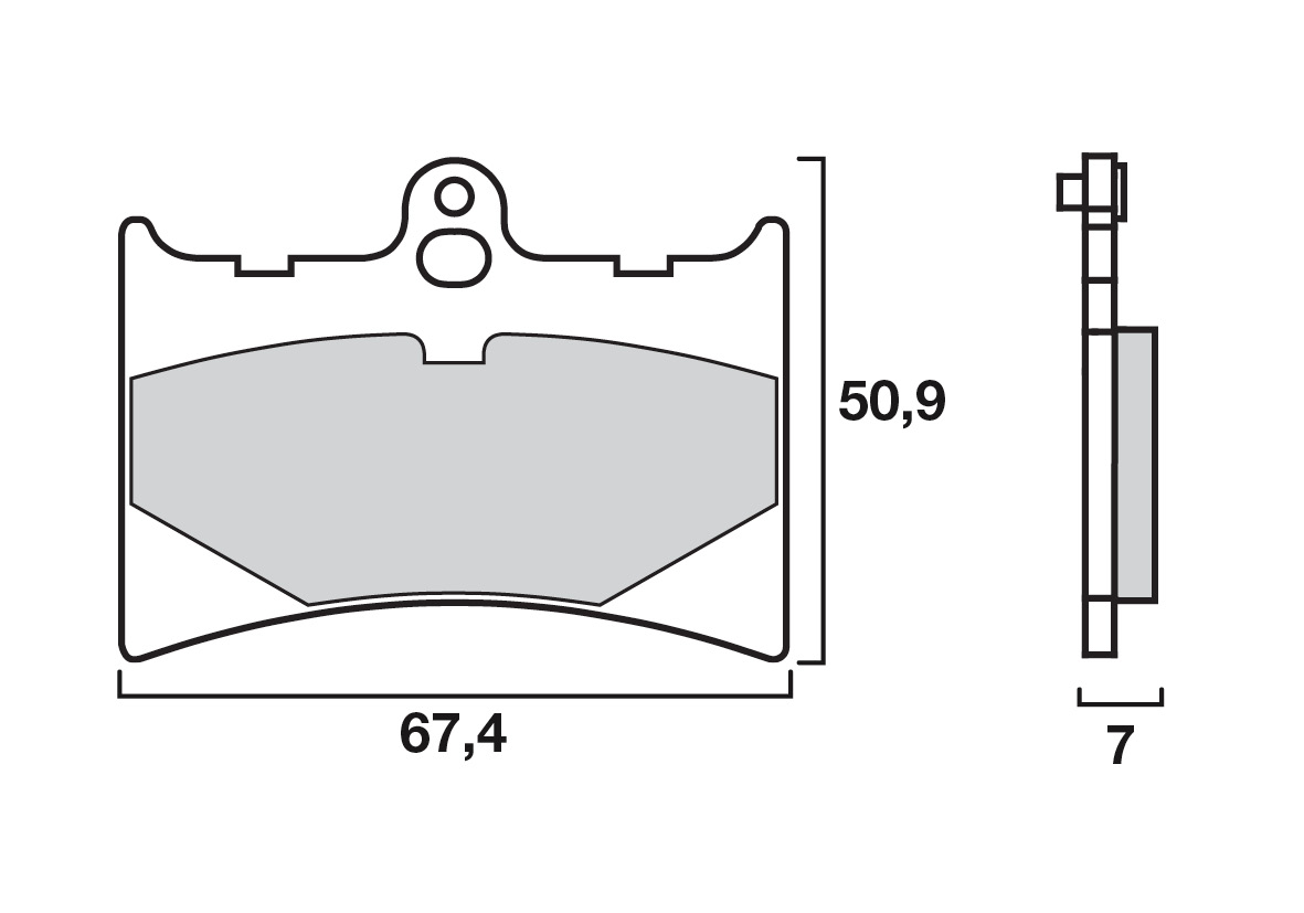 Brembo remblokken