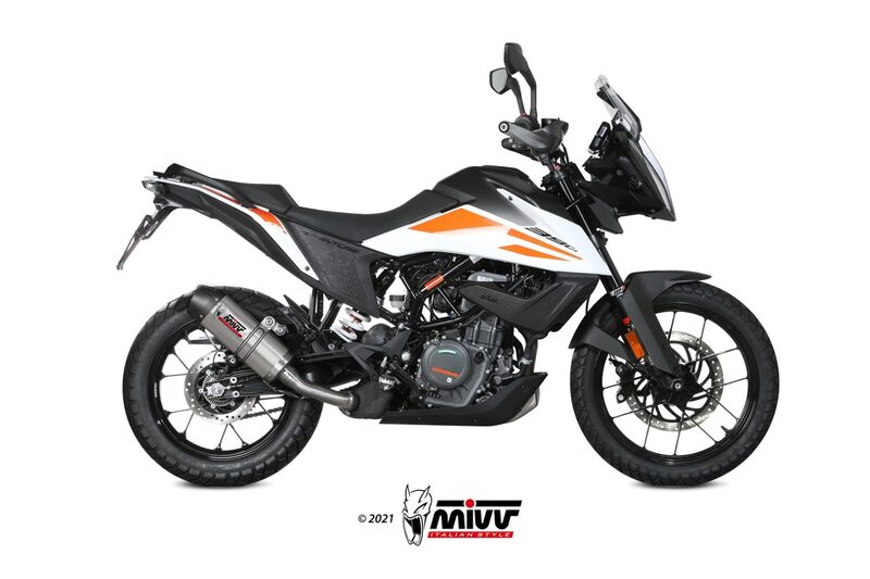 MIVV Oval Slip On uitlaat KTM 390 Adventure (2020-2024) BI-1111074002 1