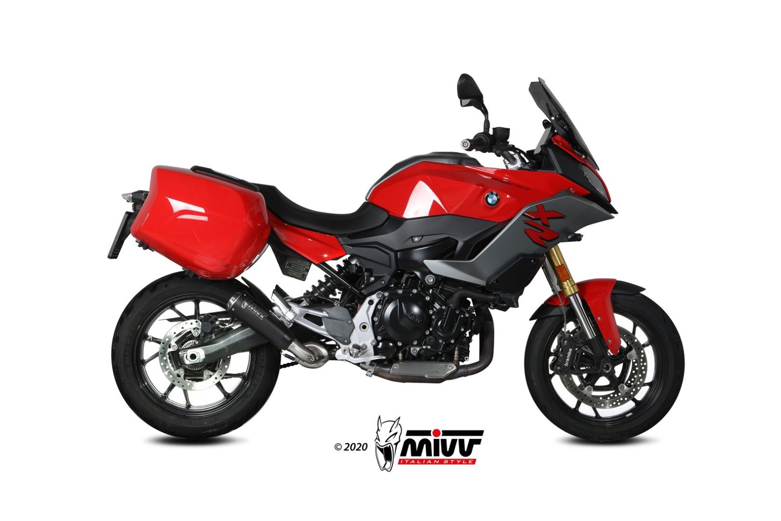 MIVV X-M1 Slip On uitlaat BMW F900XR (2020-) BI-1101475 1