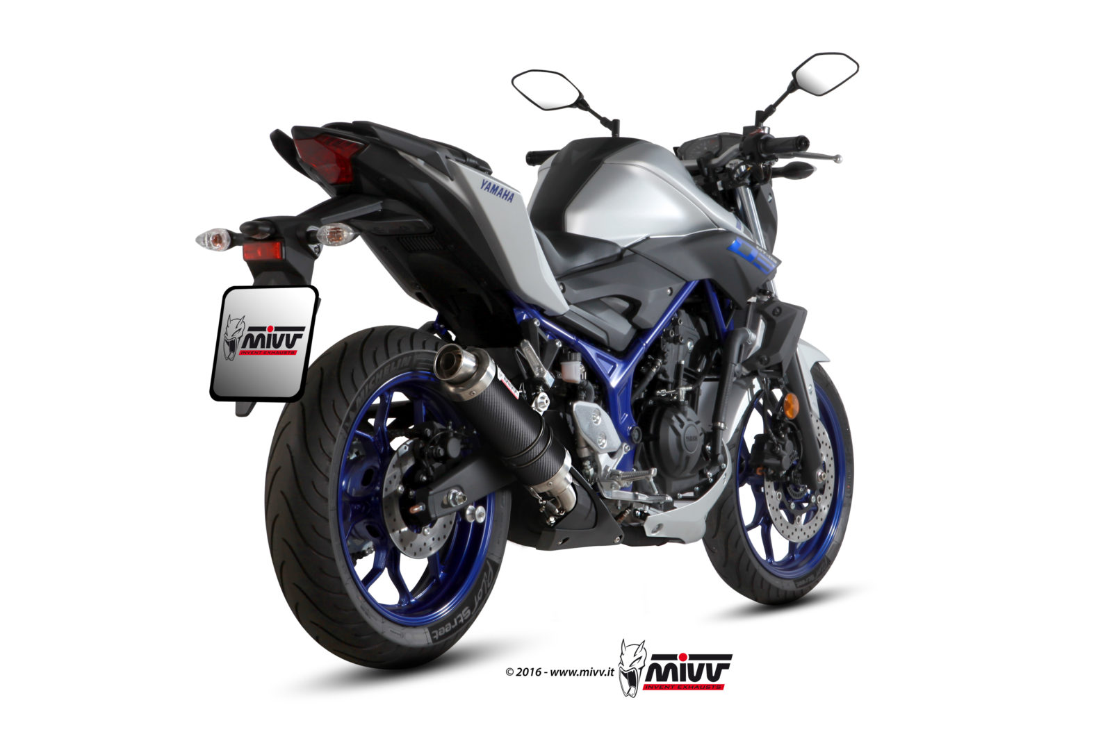 MIVV GP Slip On uitlaat Yamaha MT03 (2016-) BI-1125729001 2