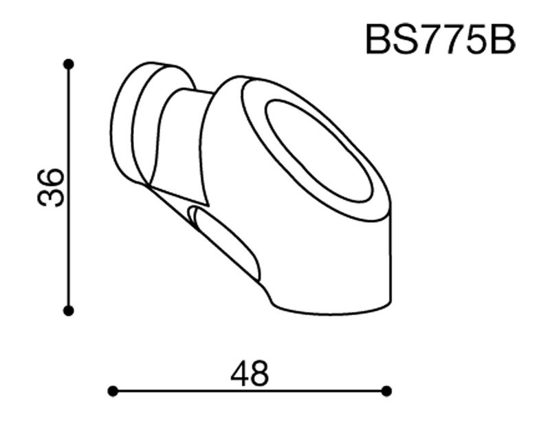 Rizoma Spiegel adapter BS775B